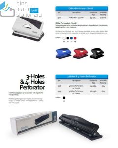 Bantex 9329 3-Hole Perforator Black Pembolong pelubang kertas 3 lubang