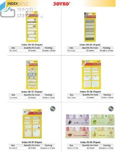 Gambar Sticky Note Pesan Tempel Joyko Index & Memo IM-56 (Kertas) merek Joyko