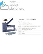 Katalog perlengkapan sekolah SDI 1240B Gun Tacker Stapler Sofa dan Kulit dan gambarnya